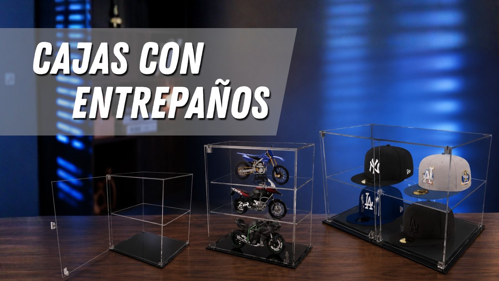 Cajas con 2 entrepaños